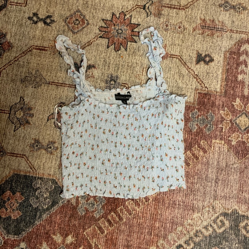 Floral tank top